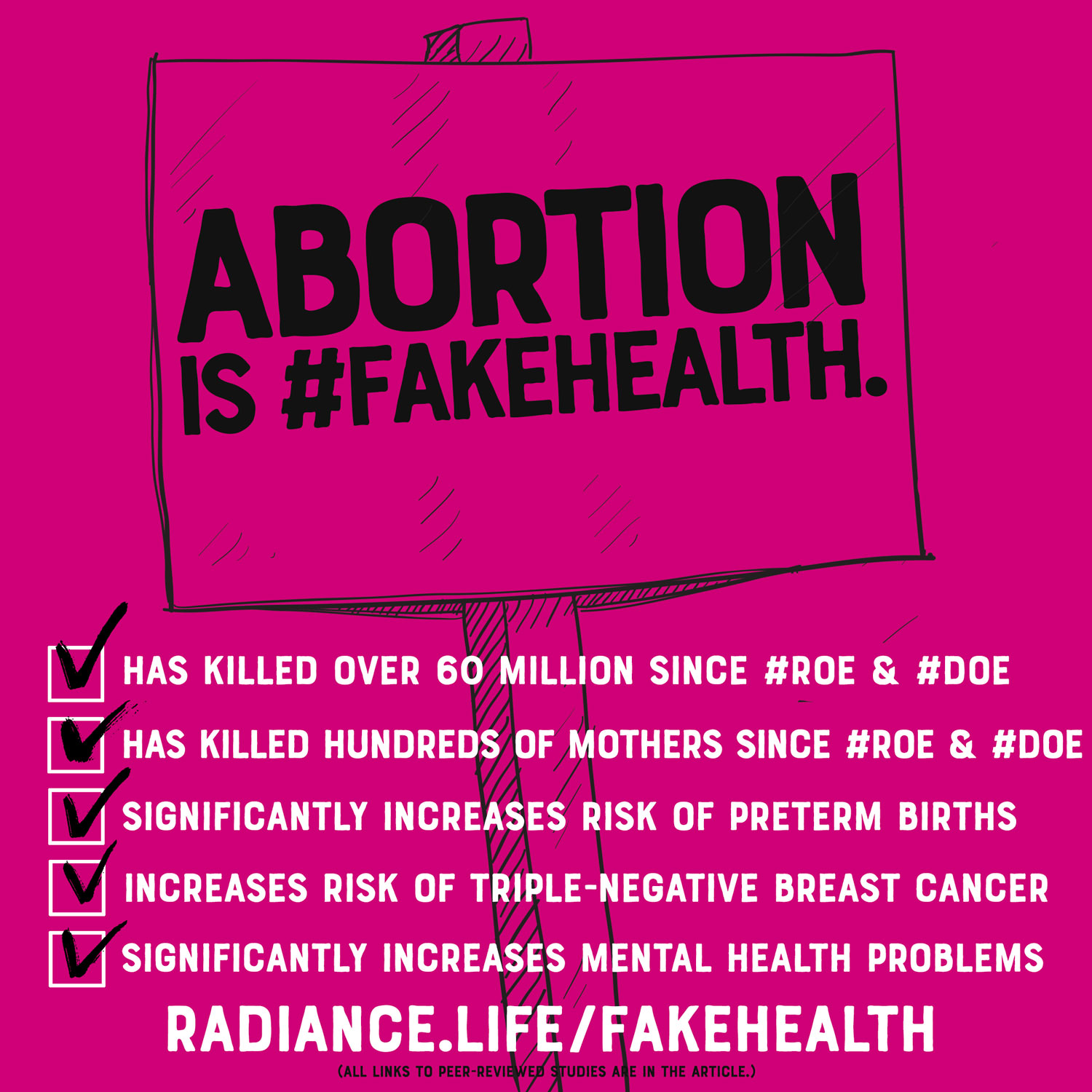 Abortion is fake health.