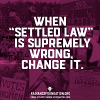 "Settled Law" by The Radiance Foundation