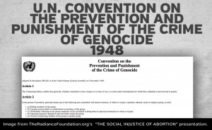 Genocide as defined by The United Nations