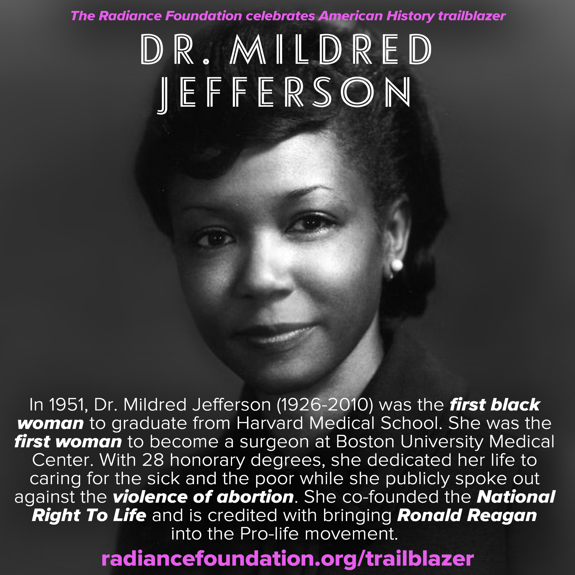 Dr. Mildred Jefferson - Trailblazer
