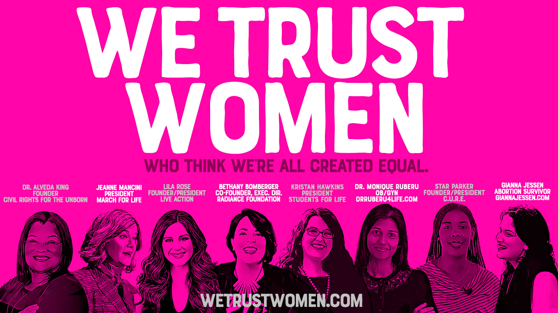 "WE TRUST WOMEN" by The Radiance Foundation