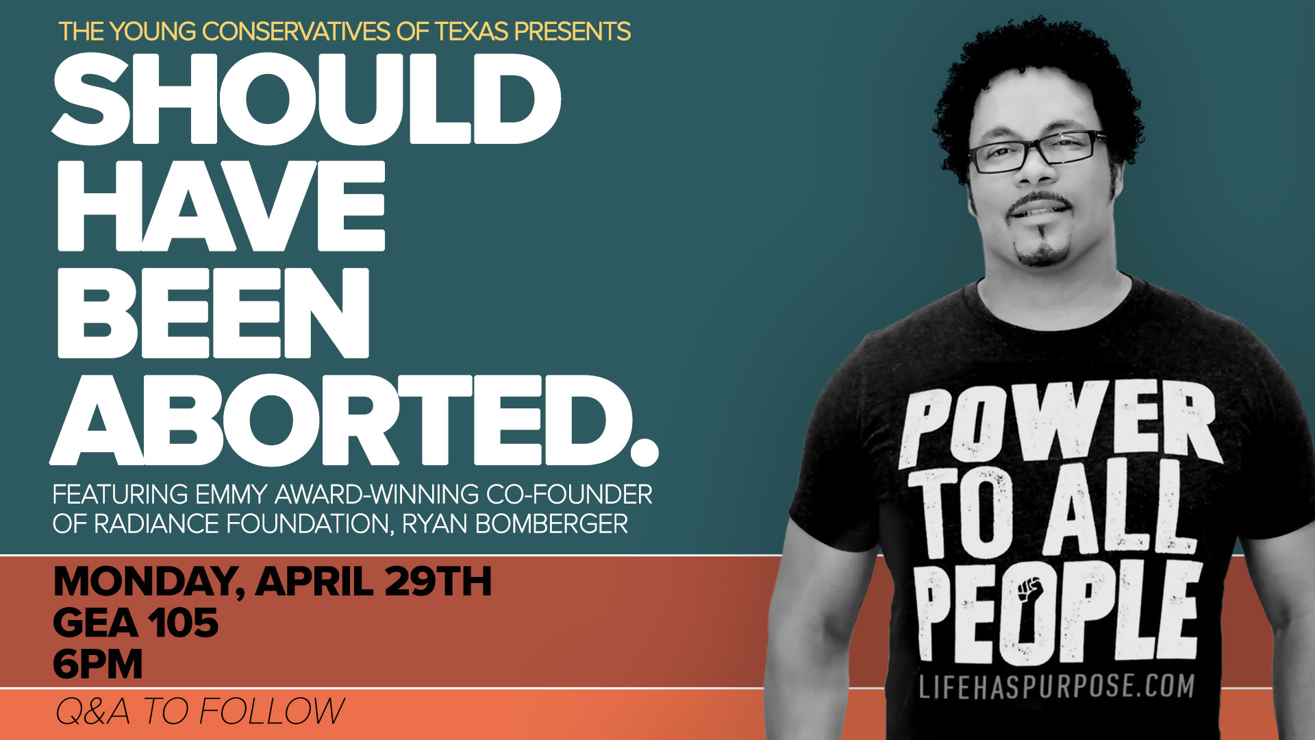 Ryan Bomberger's "Should Have Been Aborted" Talk