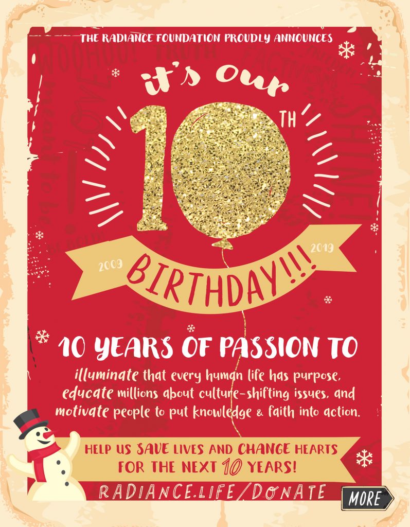 10th Birthday Flyer - Back