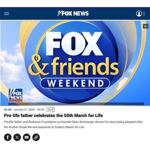 Ryan Bomberger talks about a Post-Roe America on Fox & Friends